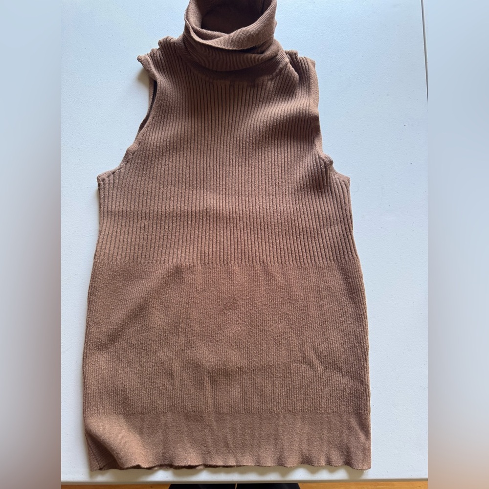 Max‎ Studio Tan Knit Top